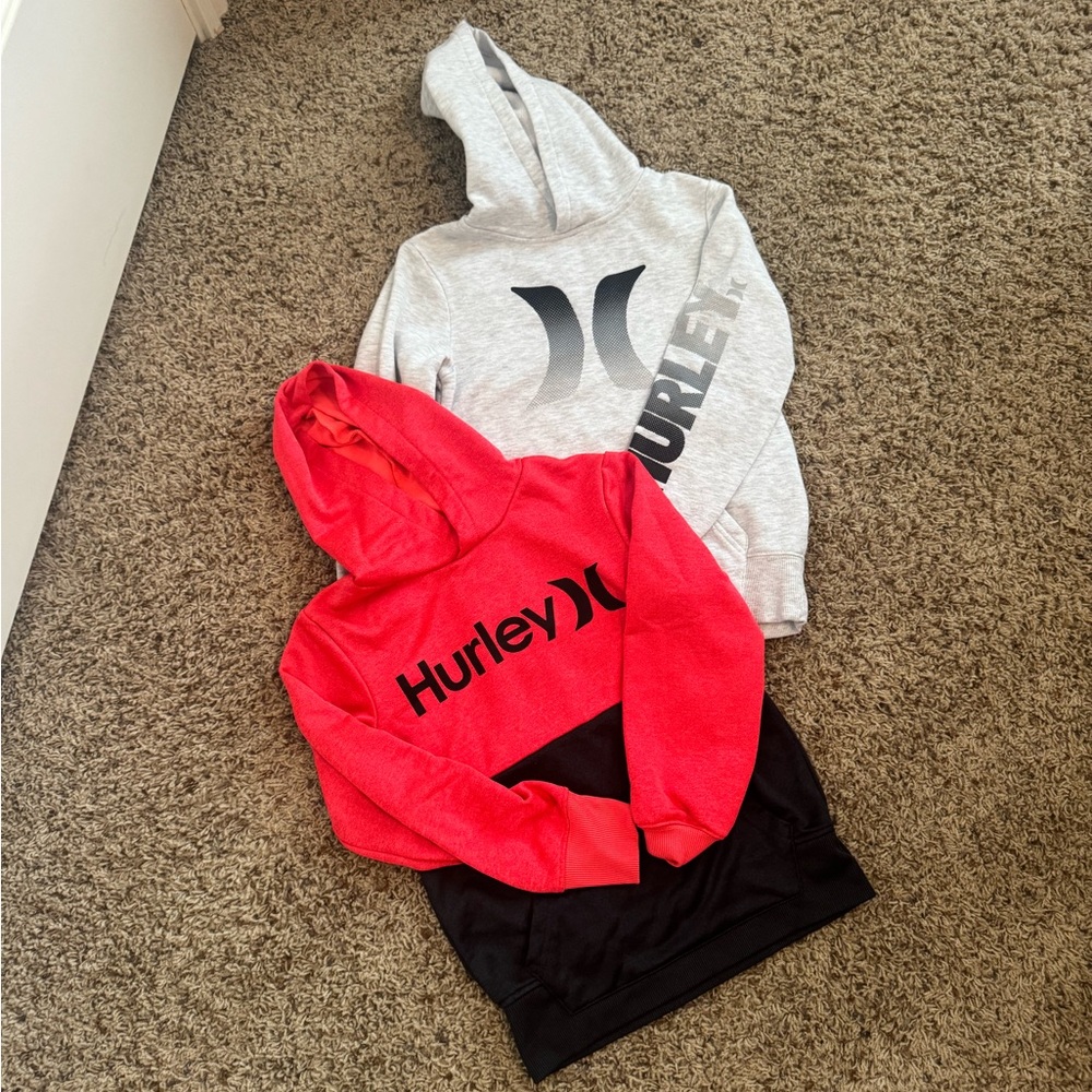 (2) Hurley Hoodies - Small